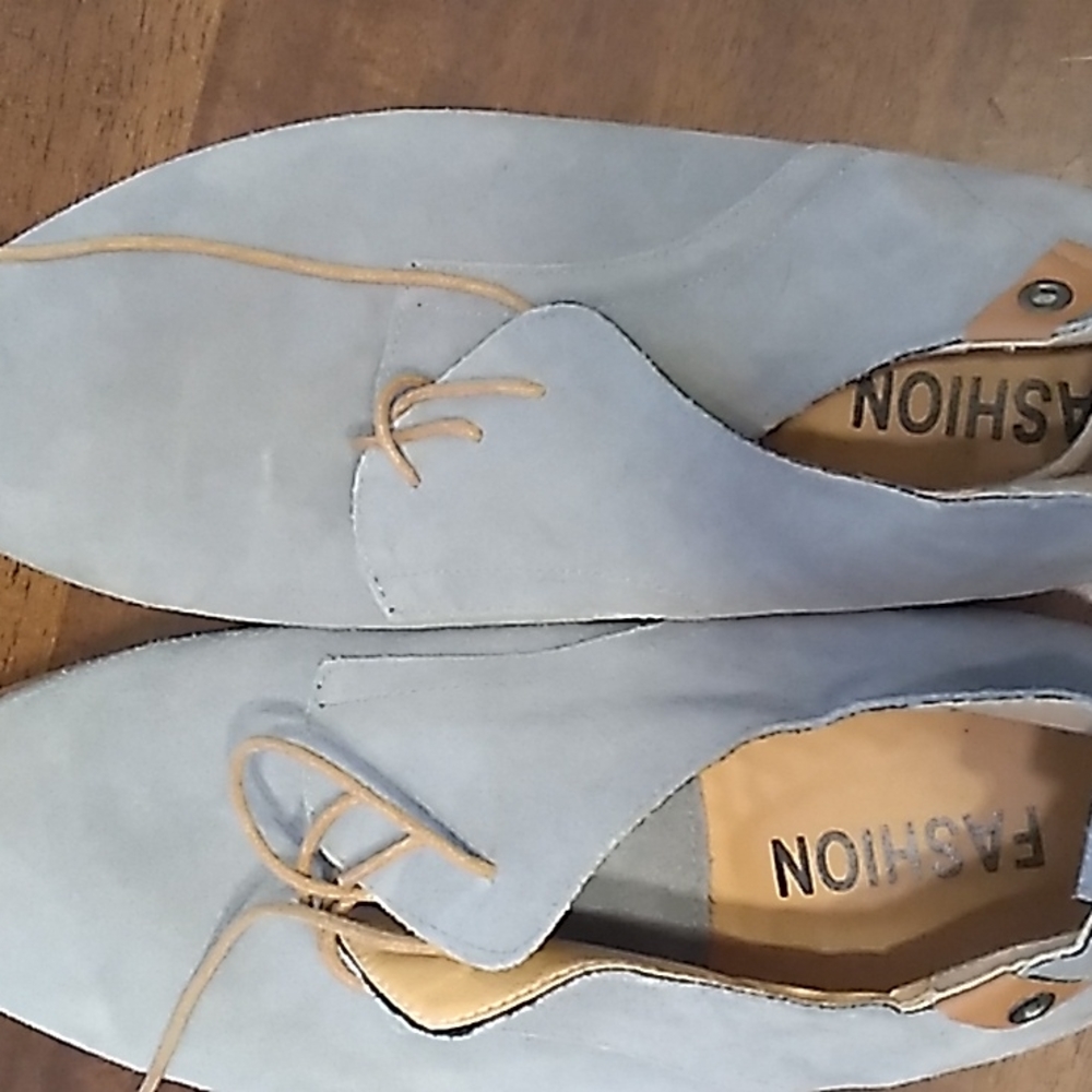 Suede oxfords